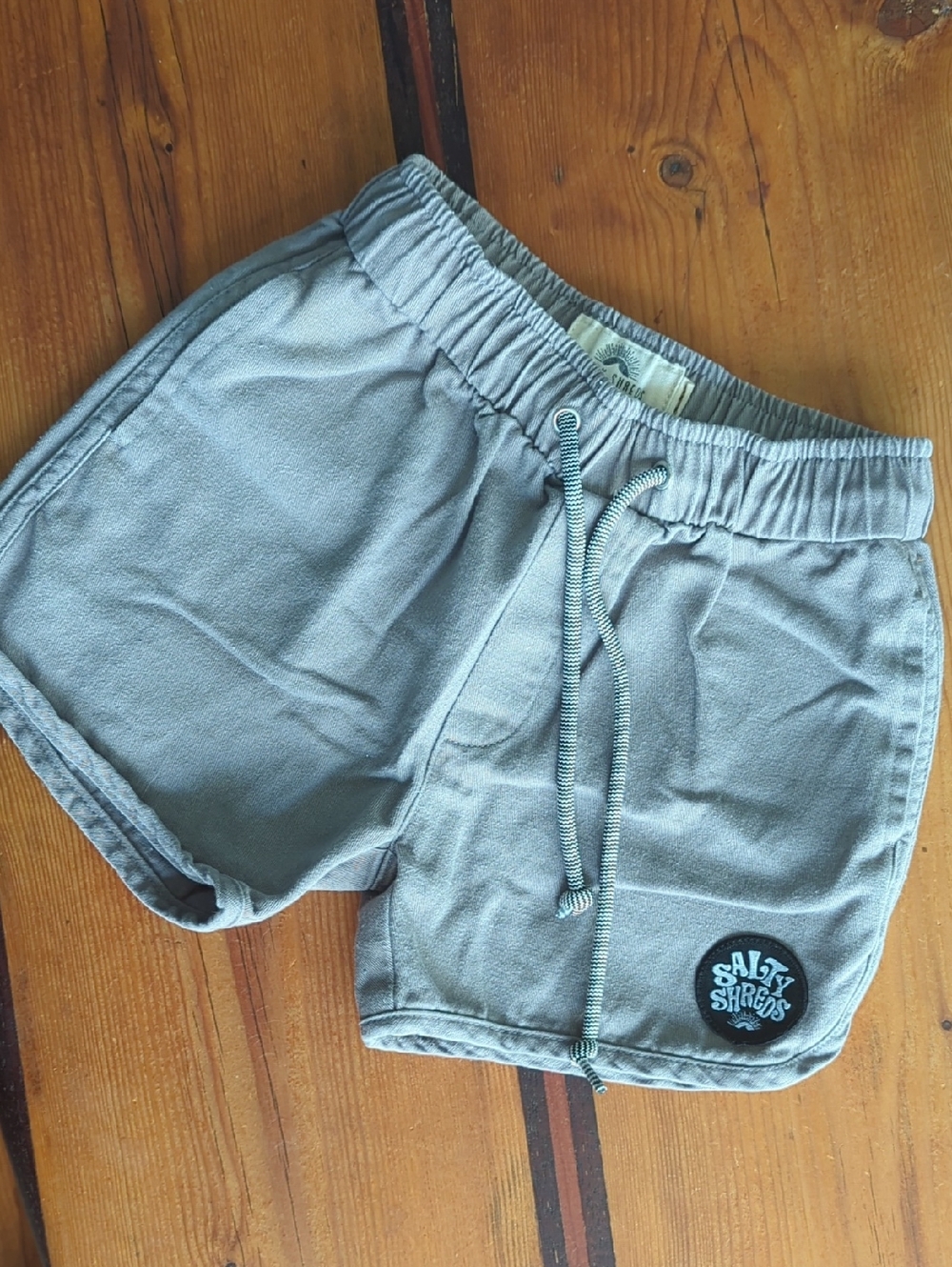 Kids' Drawstring Casual Shorts in Light Gray